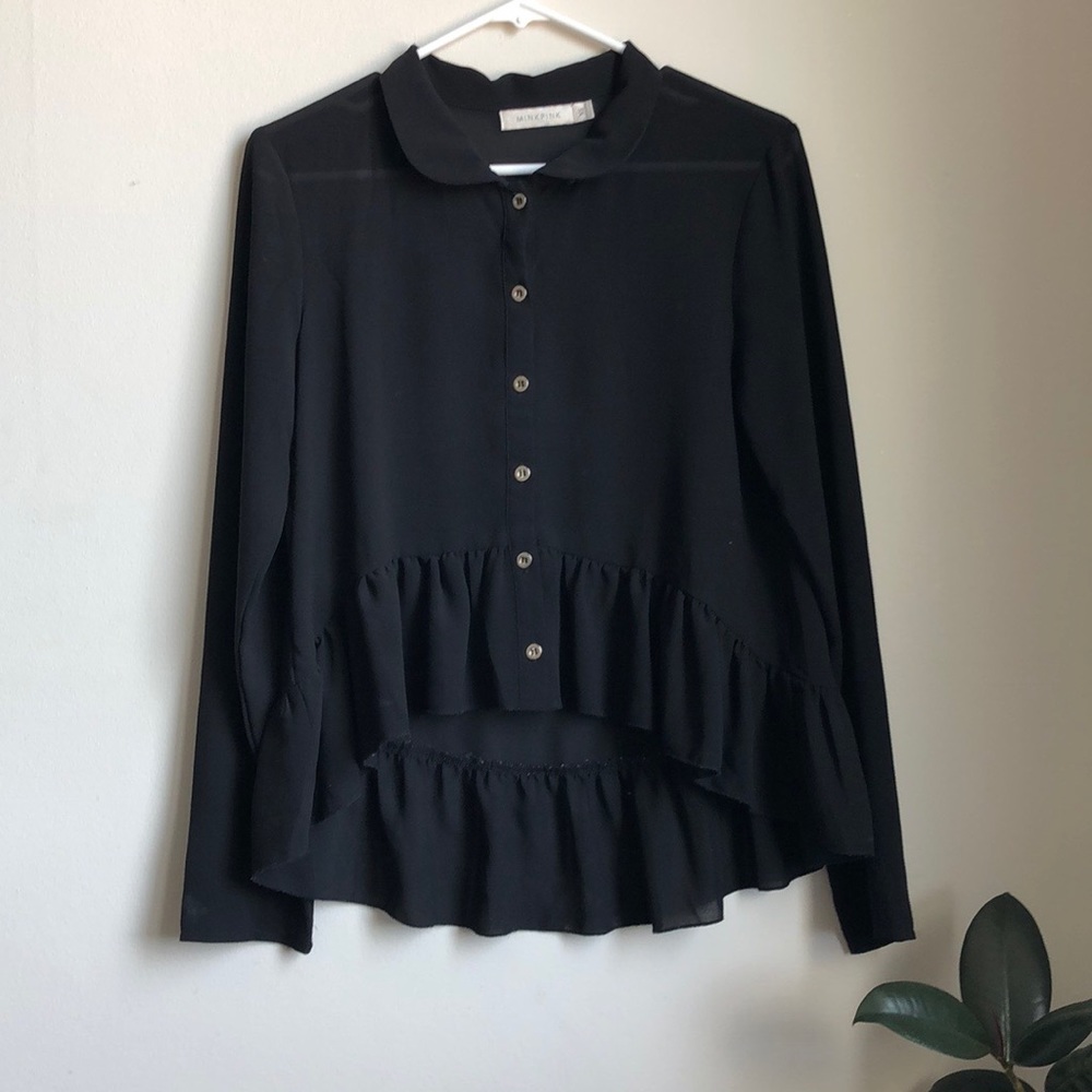 Loose peplum style blouse